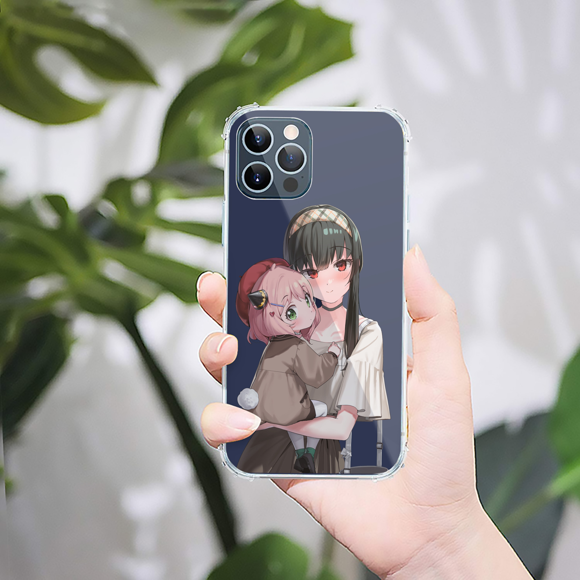 （画像用） SPY×FAMILY间谍家家酒 【iPhone 12シリーズ対応】透明スマホケース（クリアソフトケース）